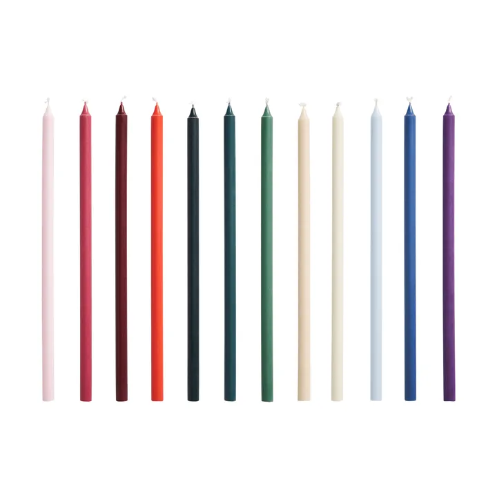 Slim candles 12-pack - Multi - HAY