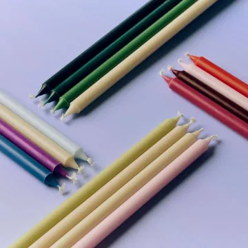 Slim candles 12-pack - Multi - HAY
