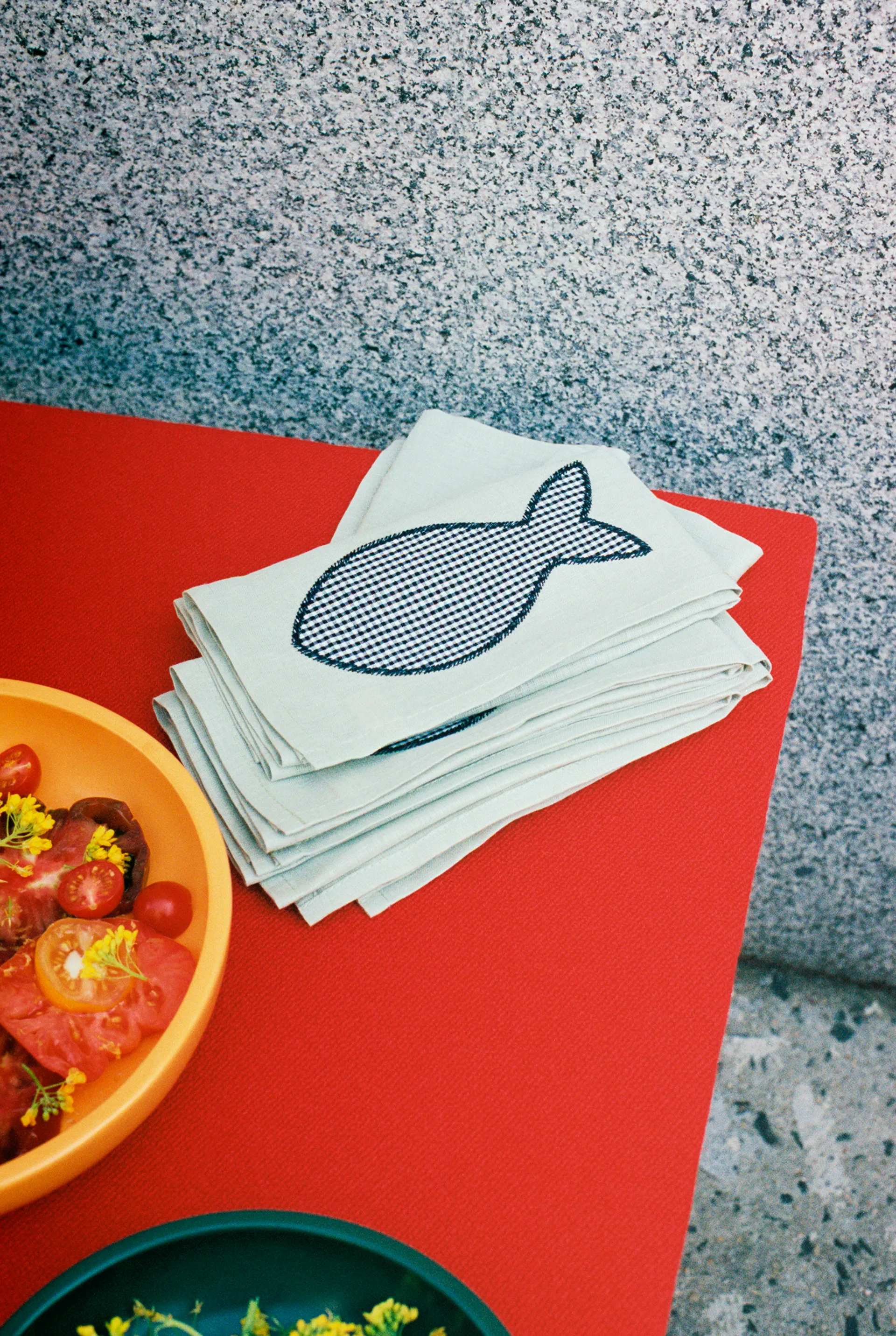 Sobremesa linnen napkin 45x45 cm 4-pack, Green HAY