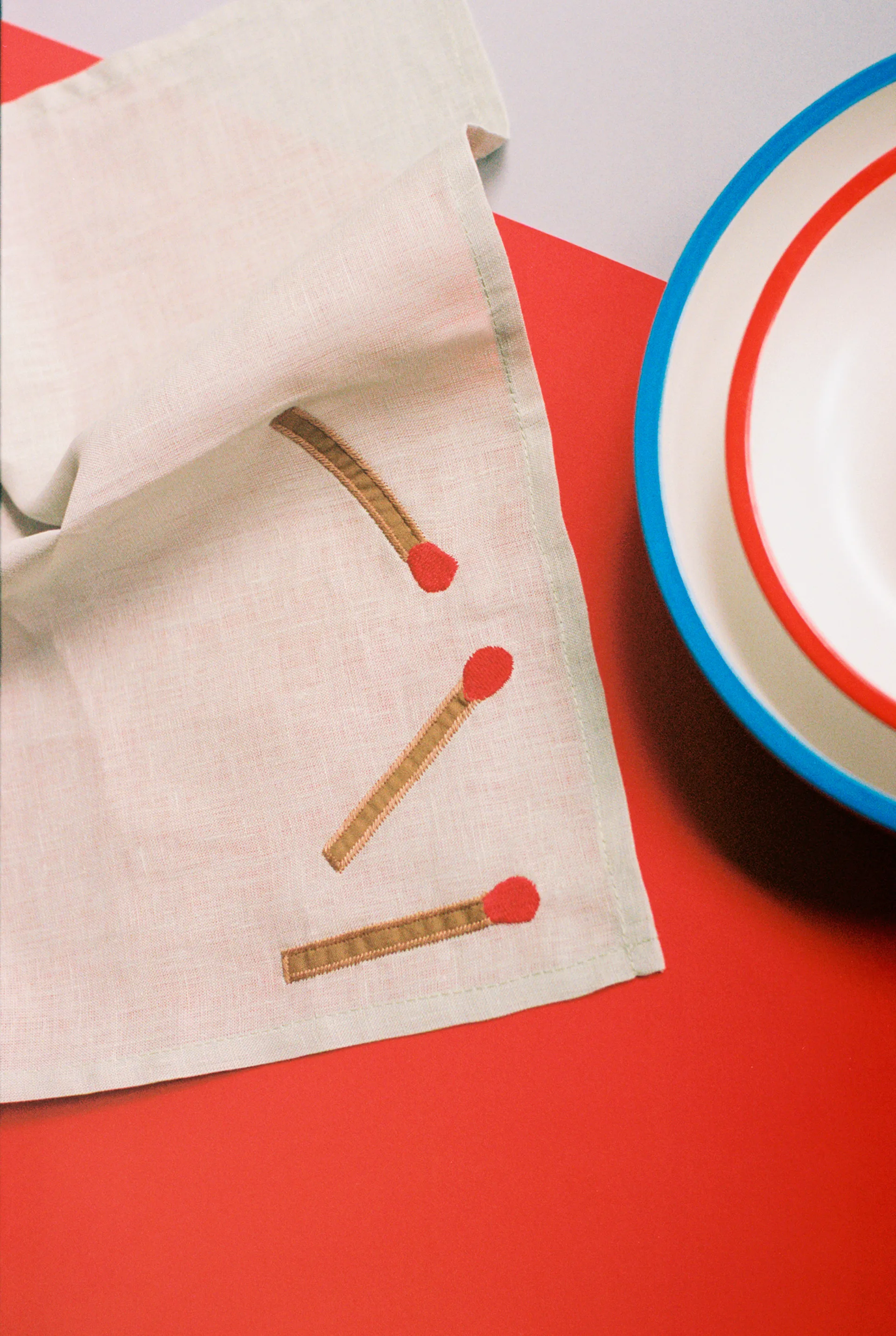 Sobremesa linnen napkin 45x45 cm 4-pack, White HAY