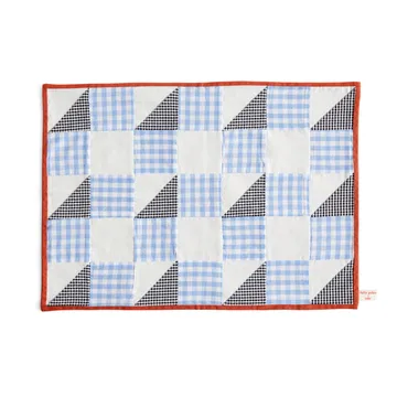 Sobremesa placemat 31x45 cm - Check blue - HAY