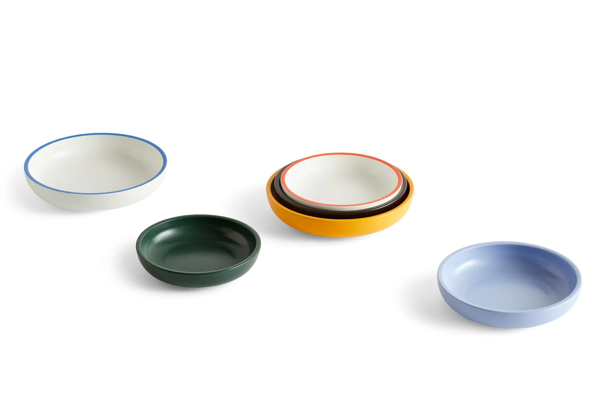 Sobremesa serving bowl S Ø20 cm, Dark green HAY