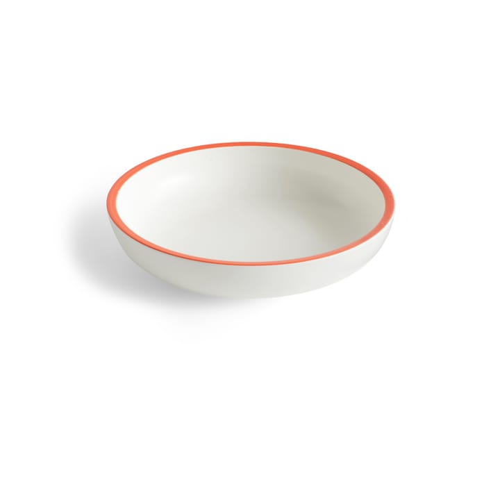 Sobremesa serving bowl S Ø20 cm - White-red - HAY