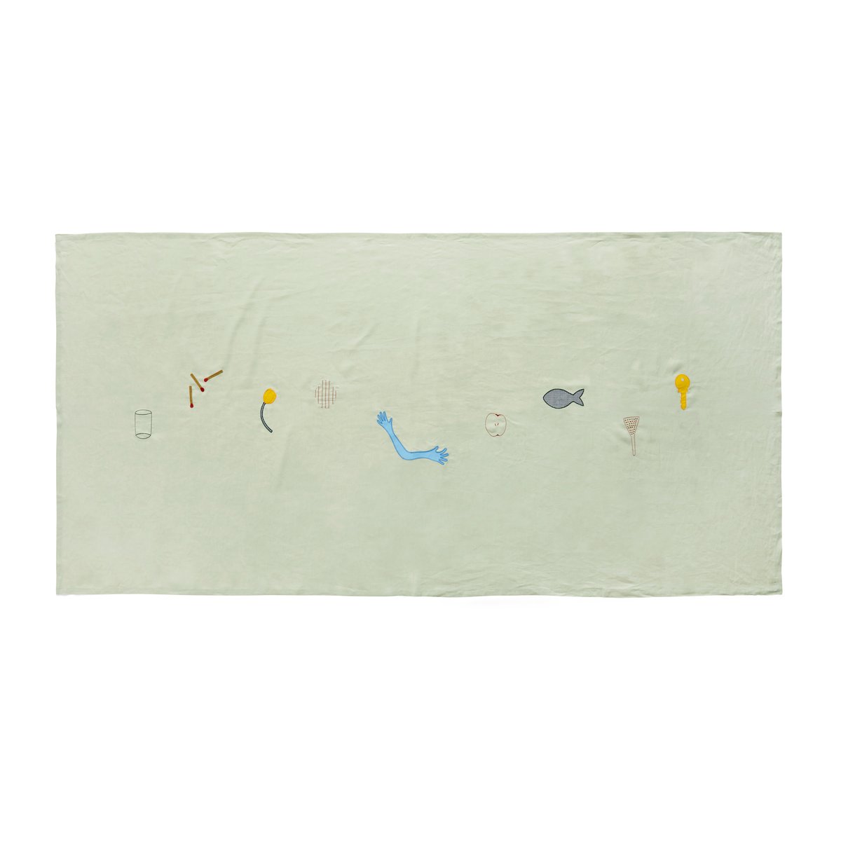 HAY Sobremesa tablecloth 140x300 cm Green | Scandinavian Design | Tablecloths | Green