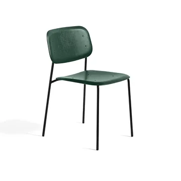 Soft Edge 40 chair - Hunter-black steel frame - HAY