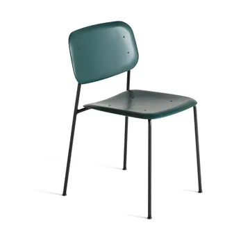 Soft Edge 45 chair - Hunter-black steel frame - HAY