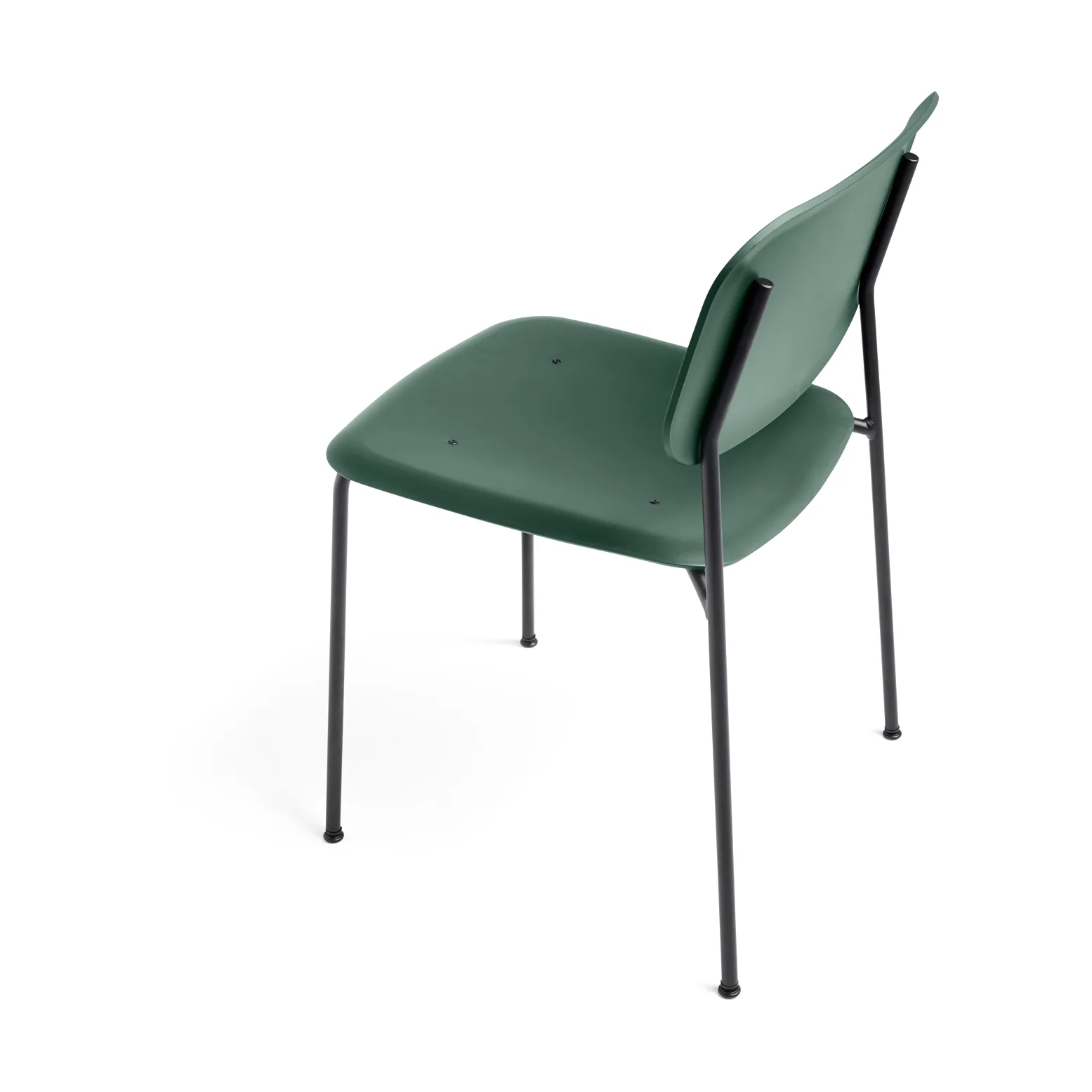 Soft Edge 45 chair, Hunter-black steel frame HAY