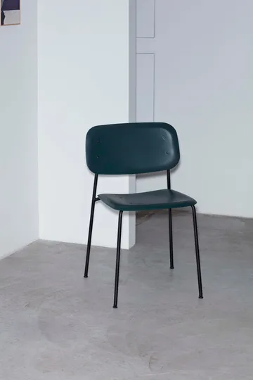 Soft Edge 45 chair - Hunter-black steel frame - HAY