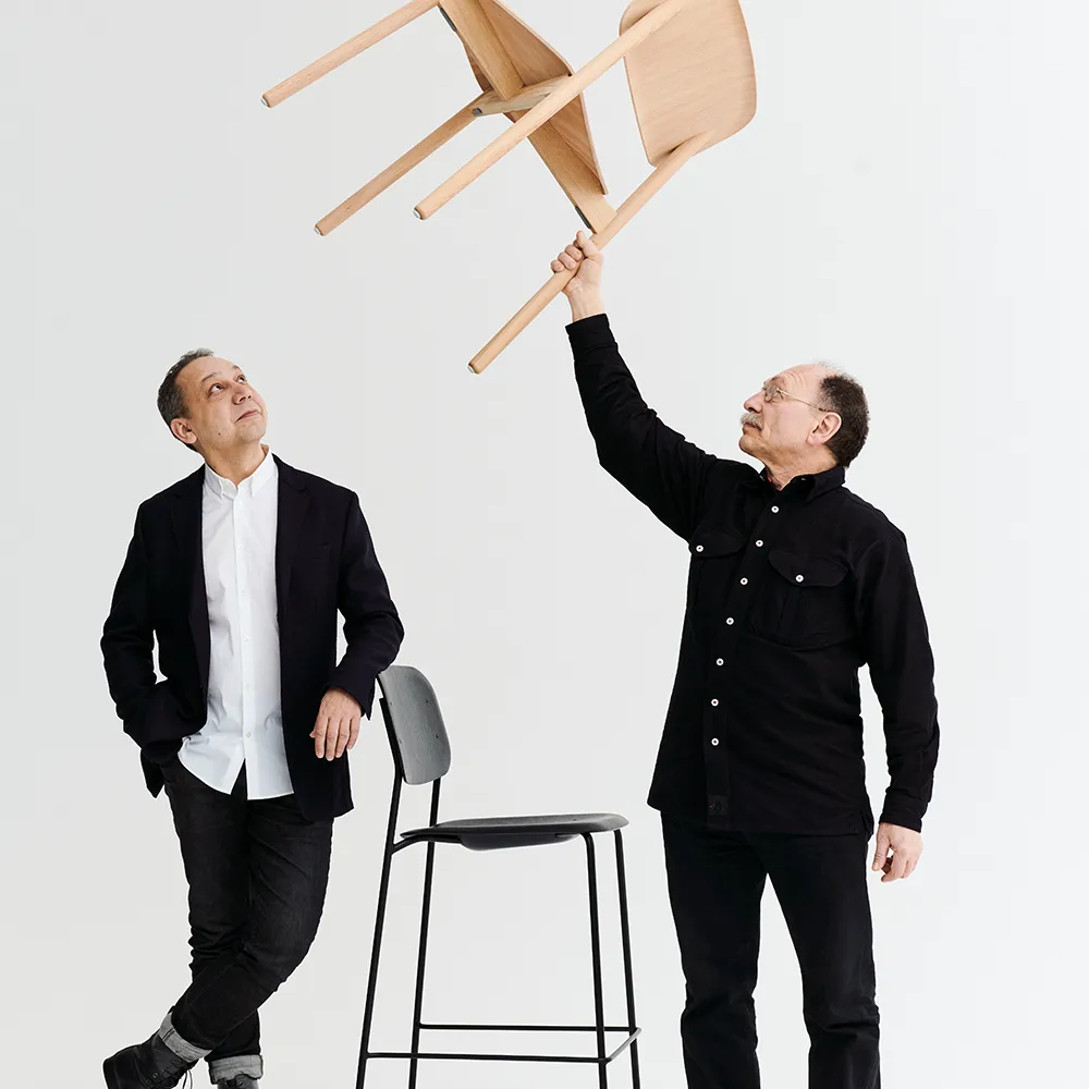 Soft Edge 60 chair, Black waterbased lacquered oak HAY