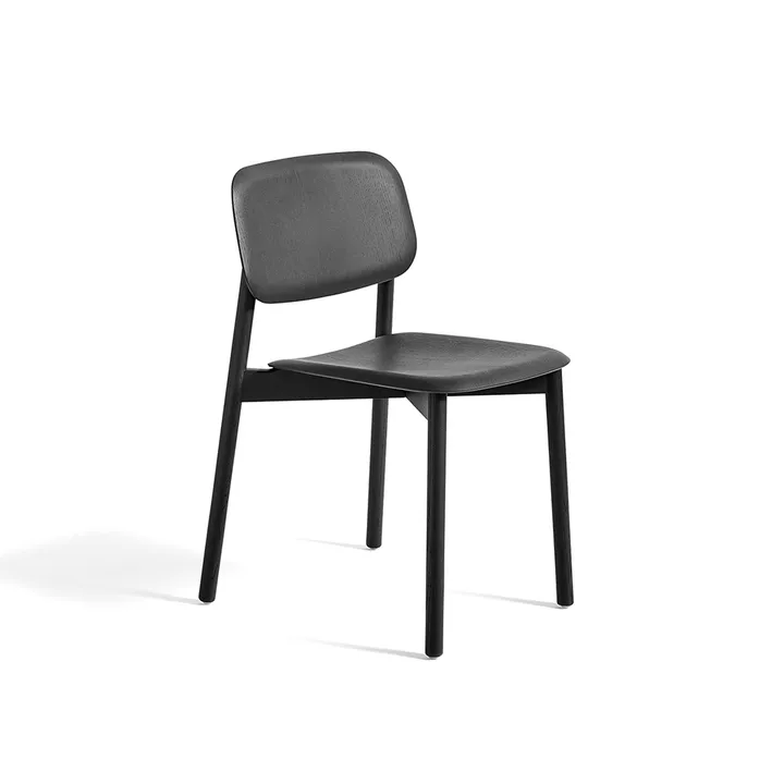 Soft Edge 60 chair - Black waterbased lacquered oak - HAY