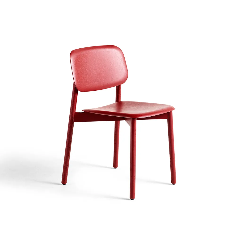 Soft Edge 60 chair, Fall red-Fall red oak frame HAY