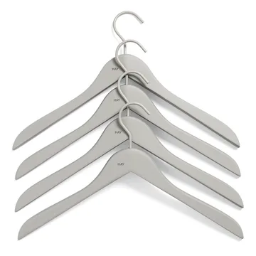 Soft hanger slim 4-pack - Grey - HAY