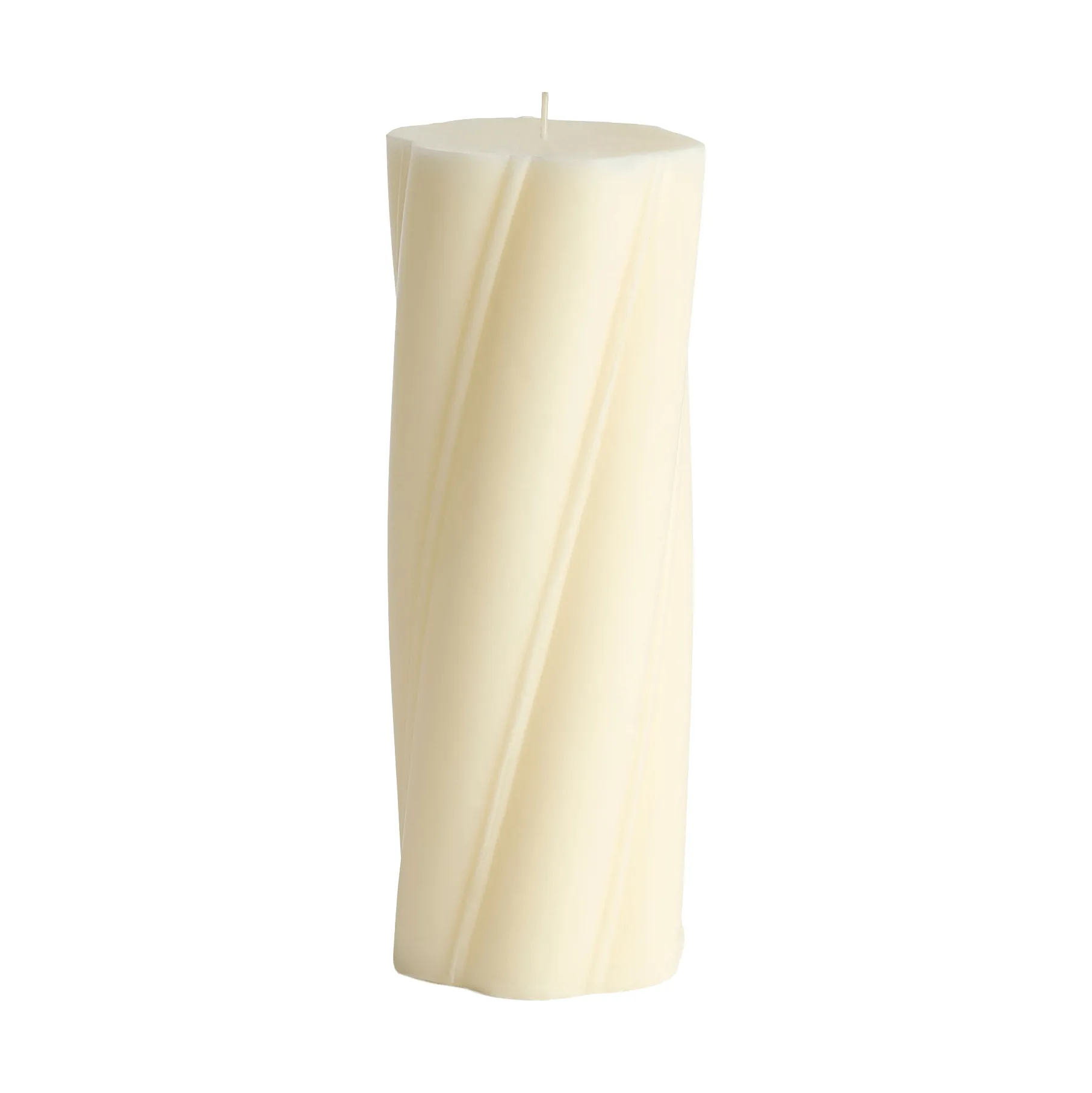 Soft Serve Candle pillar candle, Ivory, Ø9.5x24.5 cm HAY