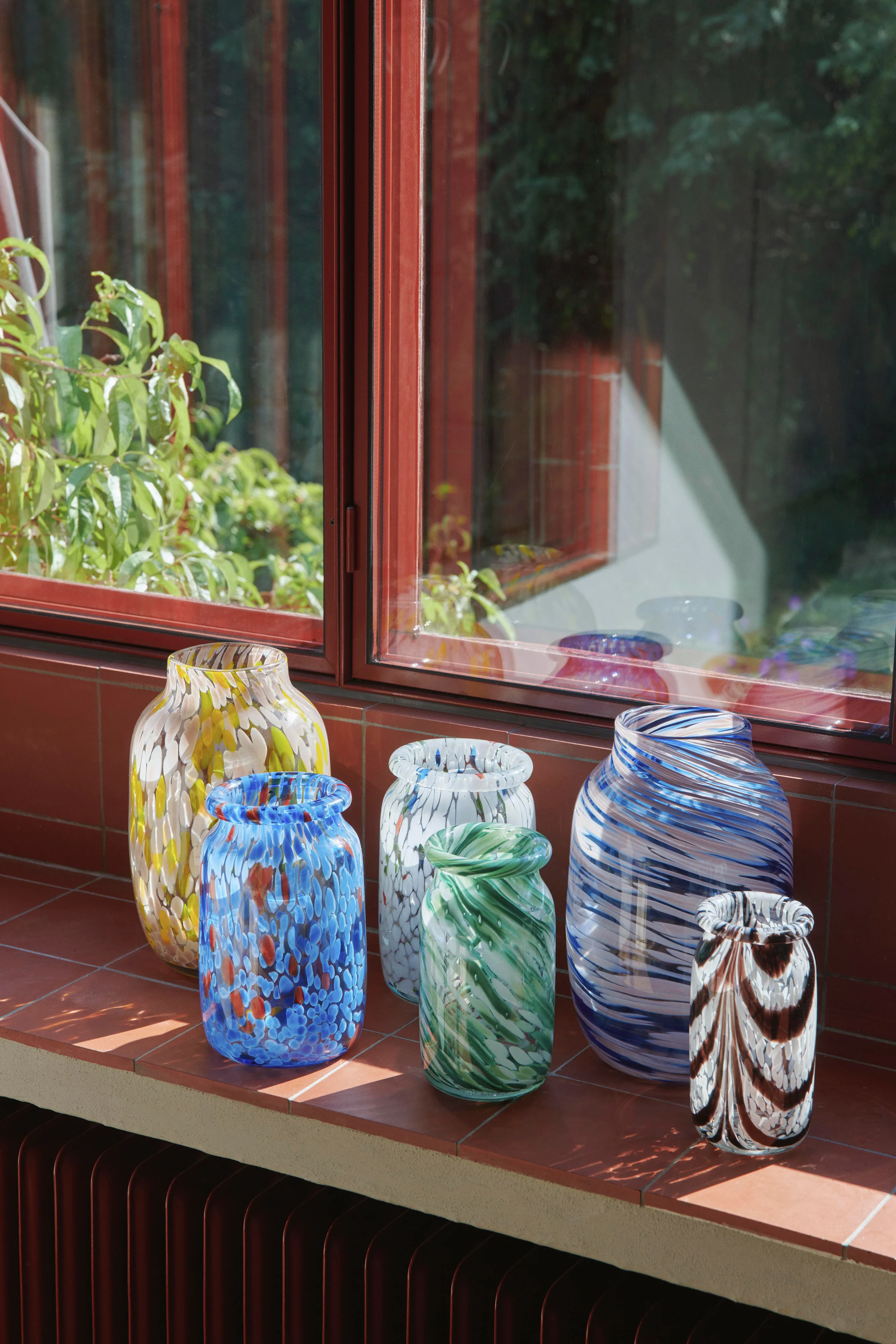花瓶・フラワースタンド SPLASH VASE XS HAY Splash Roll Neck vase XS 19 cm from HAY - NordicNest.com