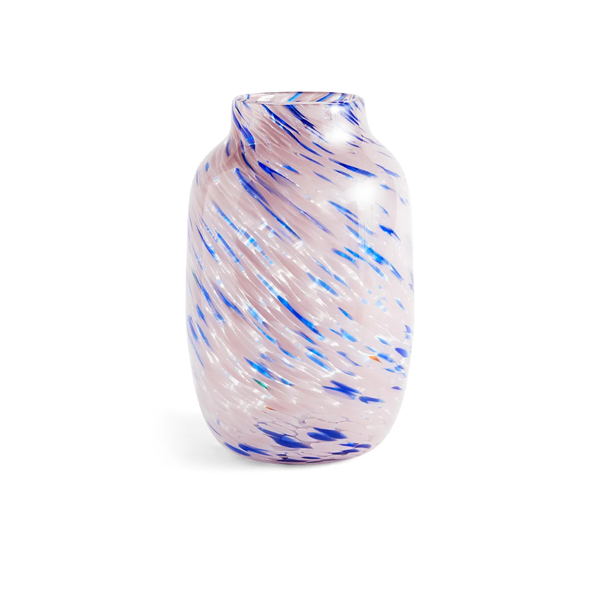 HAY - Splash Vase Round Large Light Pink/Blue