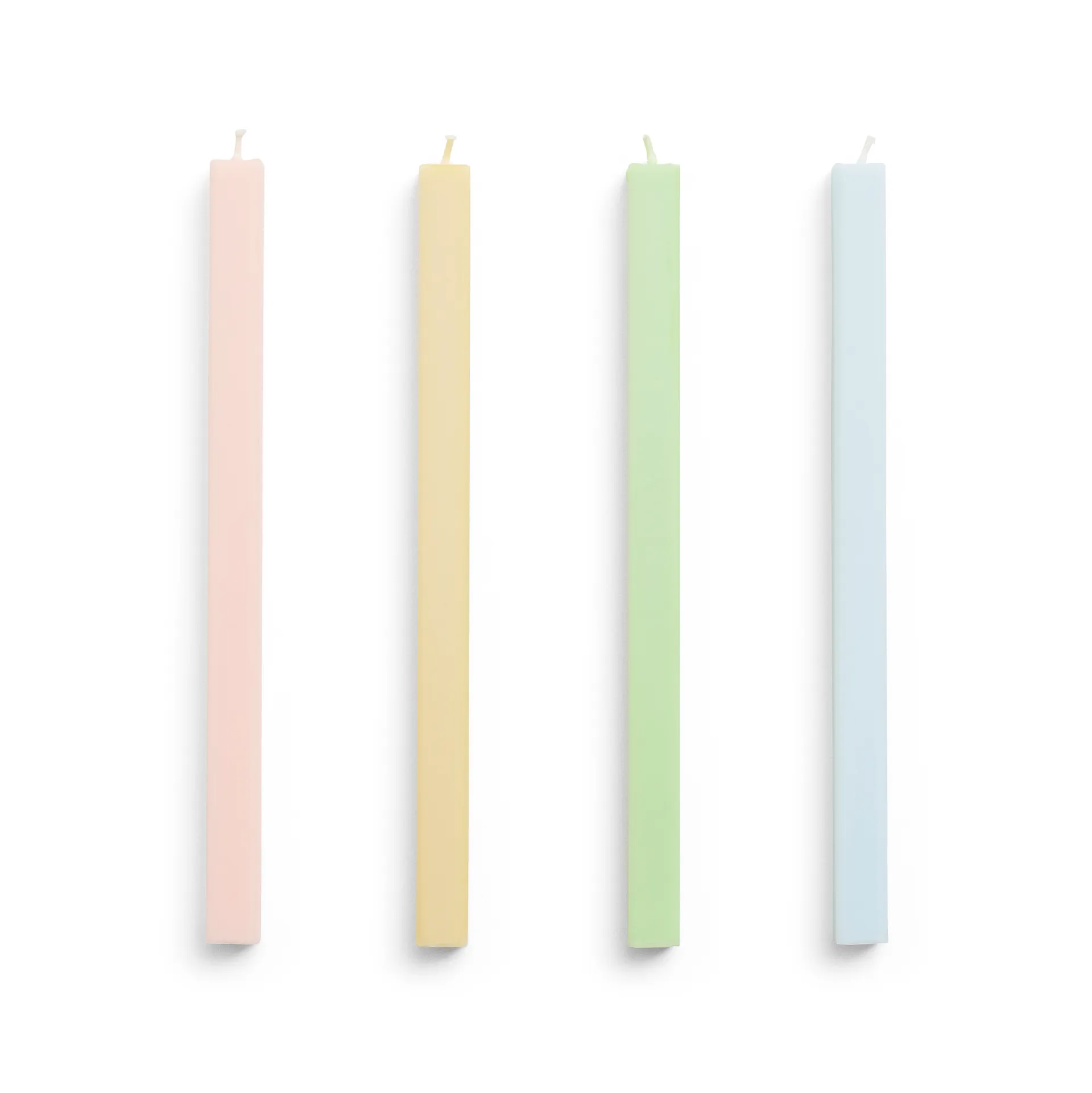 Square Candle light mix 4-pack, Fresh HAY