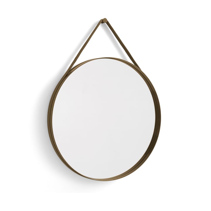 Strap Mirror Ø70 cm - Light brown - HAY