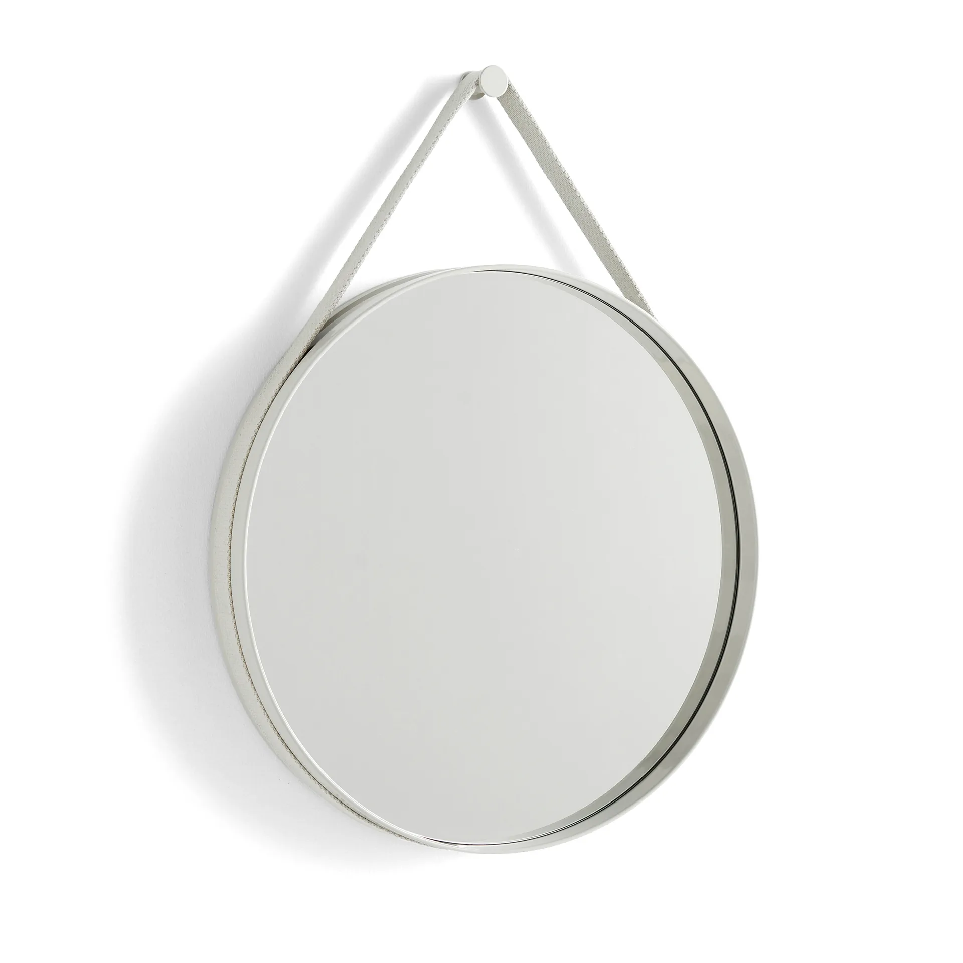 Strap Mirror, Light grey HAY