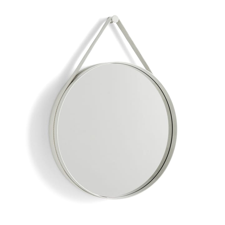 Strap Mirror - Light grey - HAY