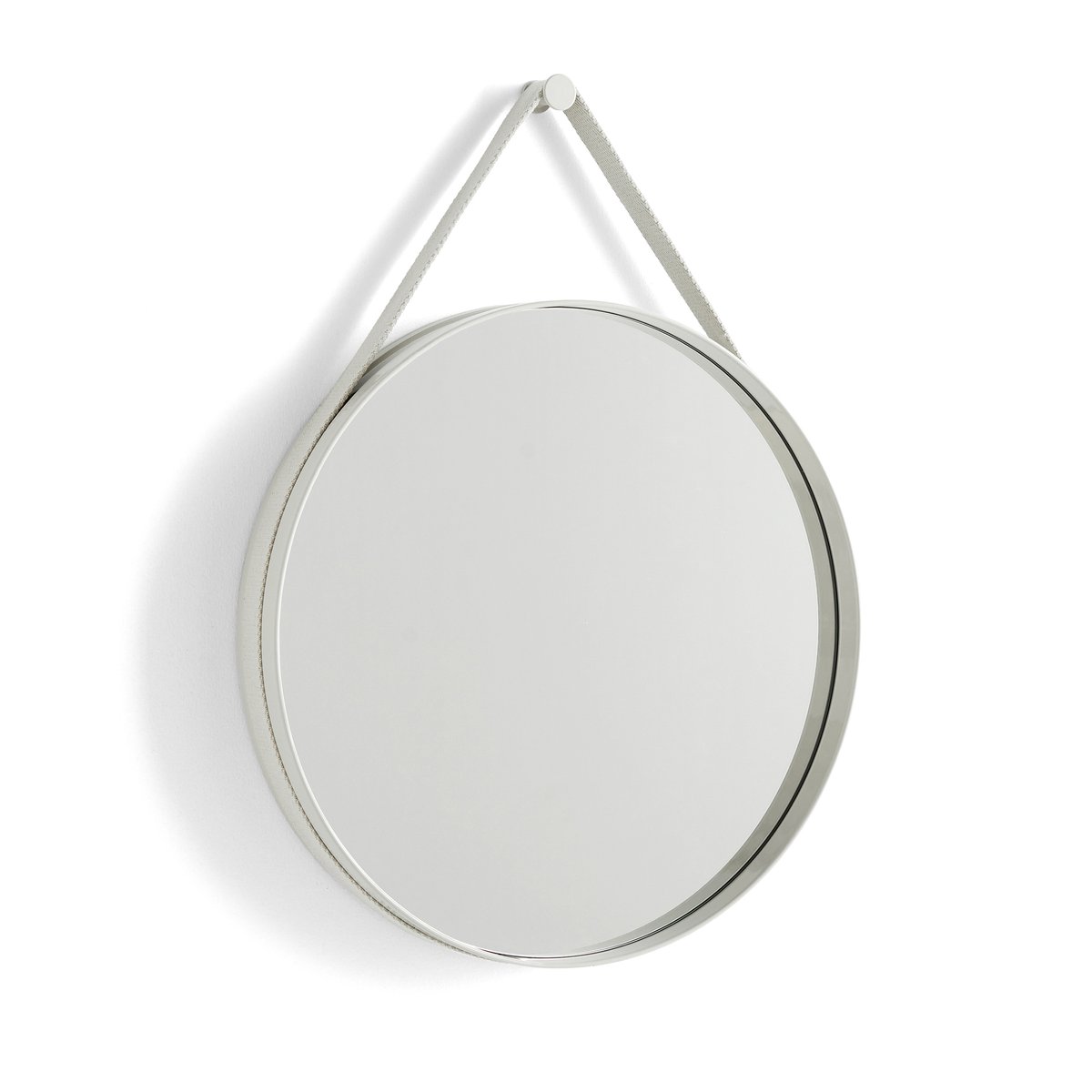 HAY Strap Mirror Light grey | Scandinavian Design | Wall mirrors | Grey
