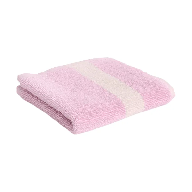 Stripe towel - Cool pink, 30x30 cm - HAY