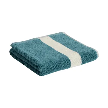 Stripe towel - Petrol blue, 40x60 cm - HAY
