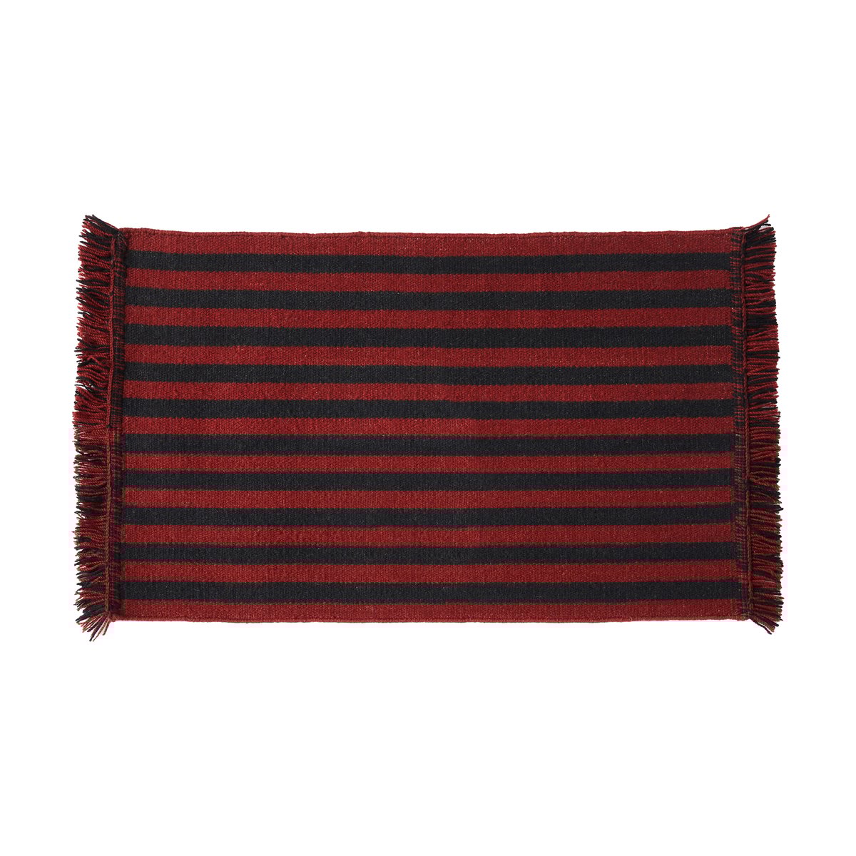 HAY Stripes and Stripes doormat 52x95 cm Cherry | Scandinavian Design | Door mats | Red