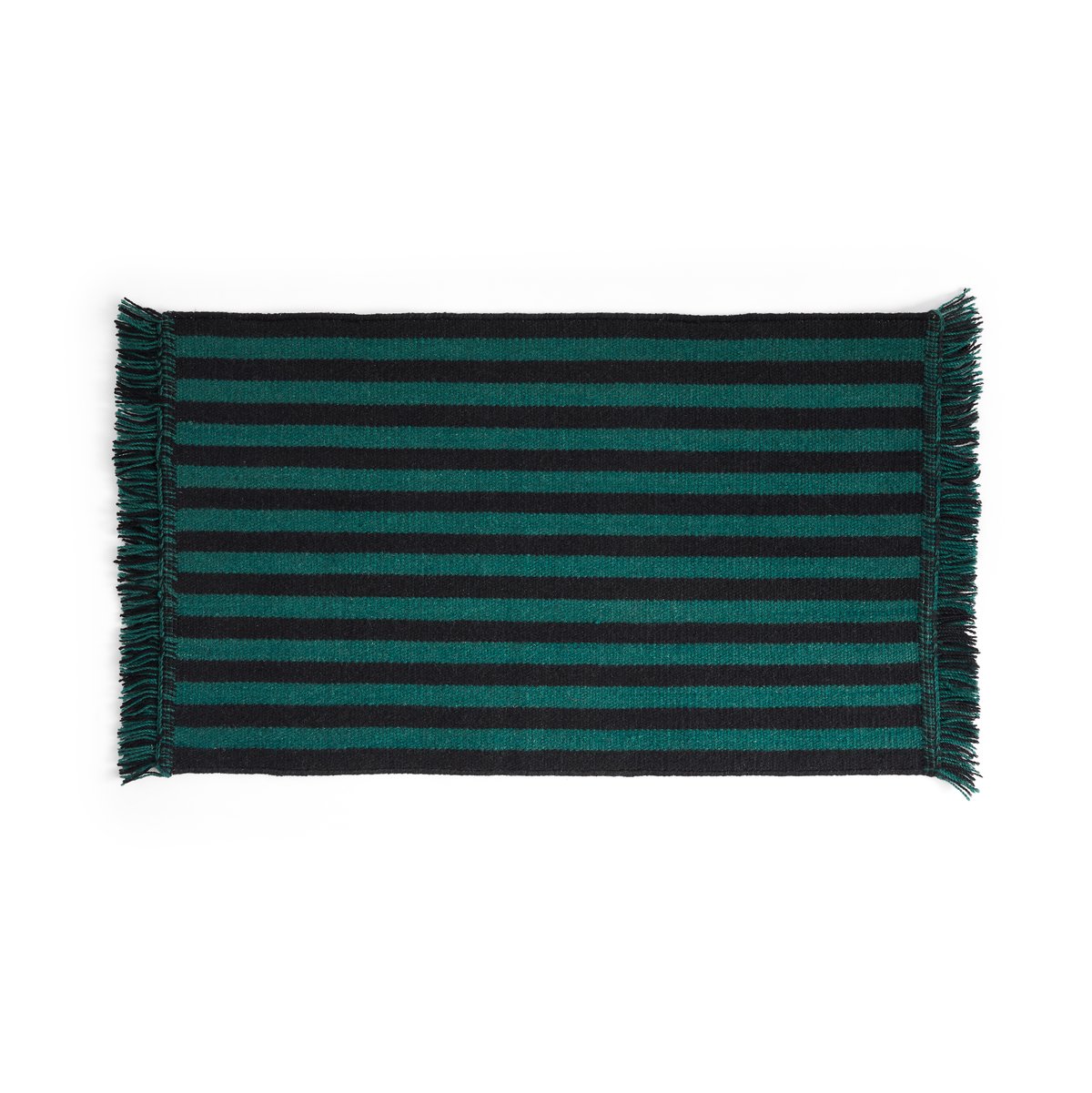 HAY Stripes and Stripes doormat 52x95 cm Green | Scandinavian Design | Door mats | Green