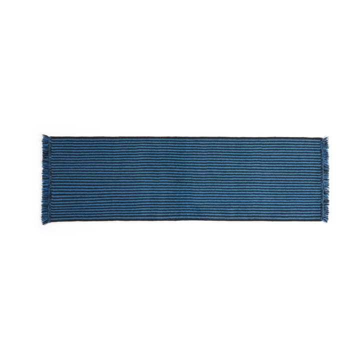 Stripes and Stripes rug  60x200 cm - Blue - HAY