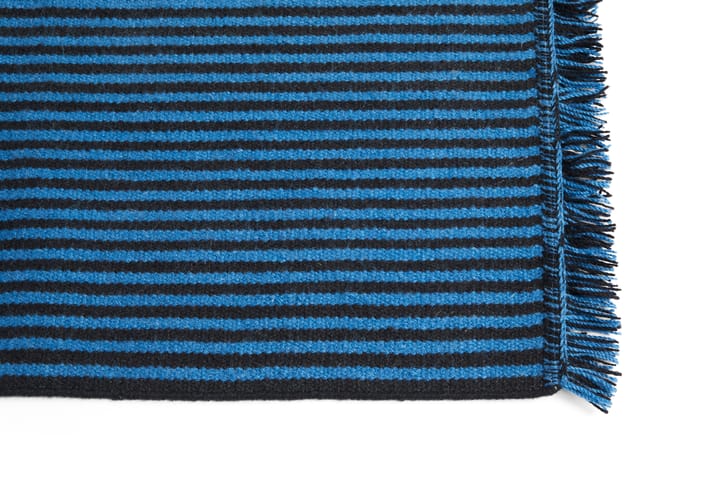 Stripes and Stripes rug  60x200 cm - Blue - HAY