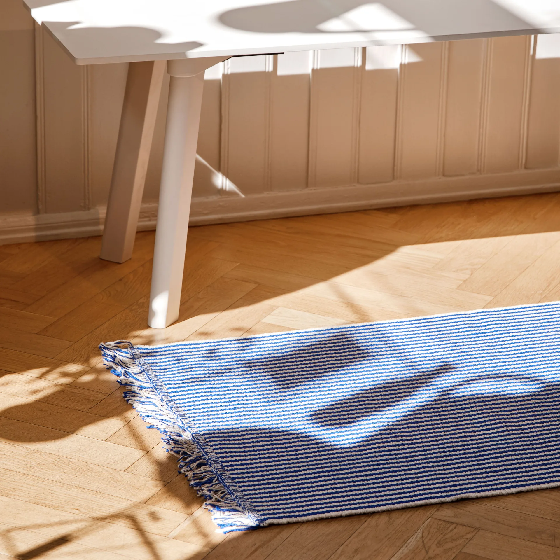 Stripes and Stripes rug 60x200 cm, Bluebell ripple HAY