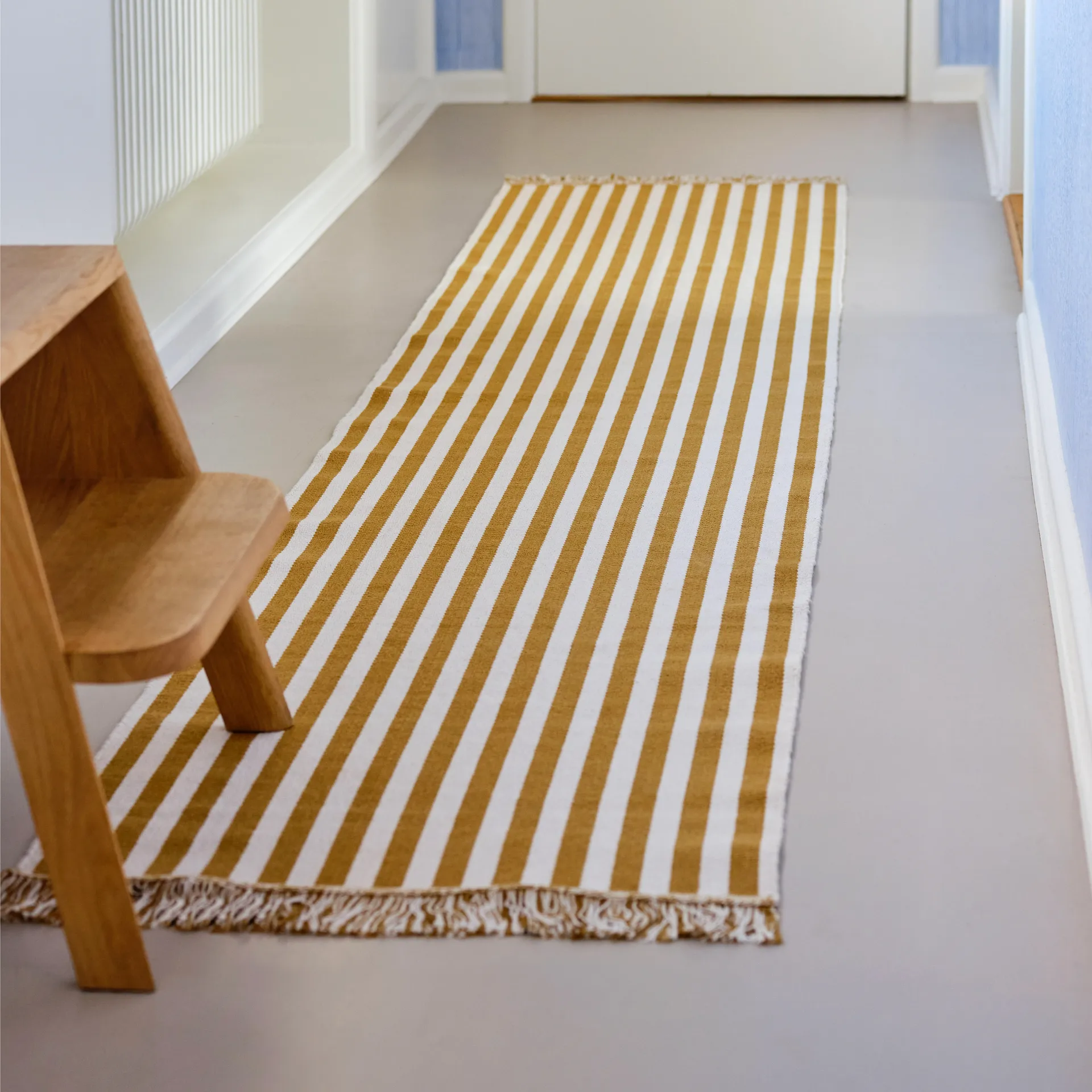 Stripes and Stripes rug 65x300 cm, Barley field HAY