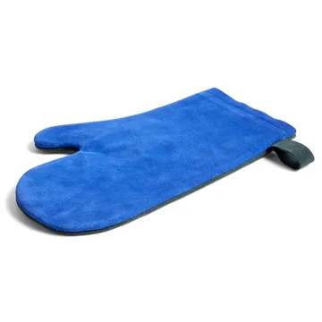 Suede oven glove - blue - HAY