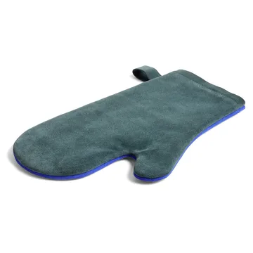 Suede oven glove - blue - HAY