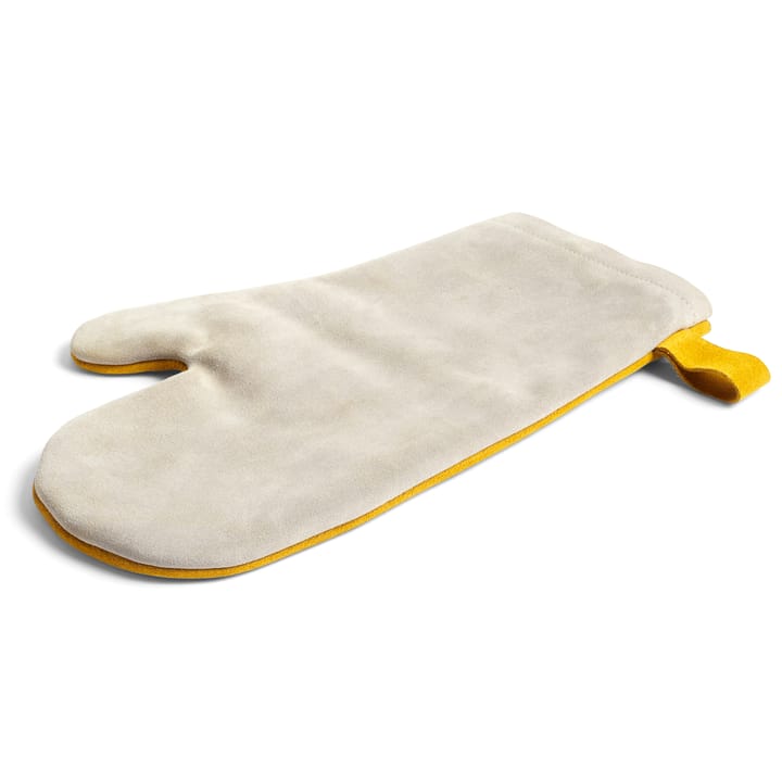 Suede oven glove, yellow HAY