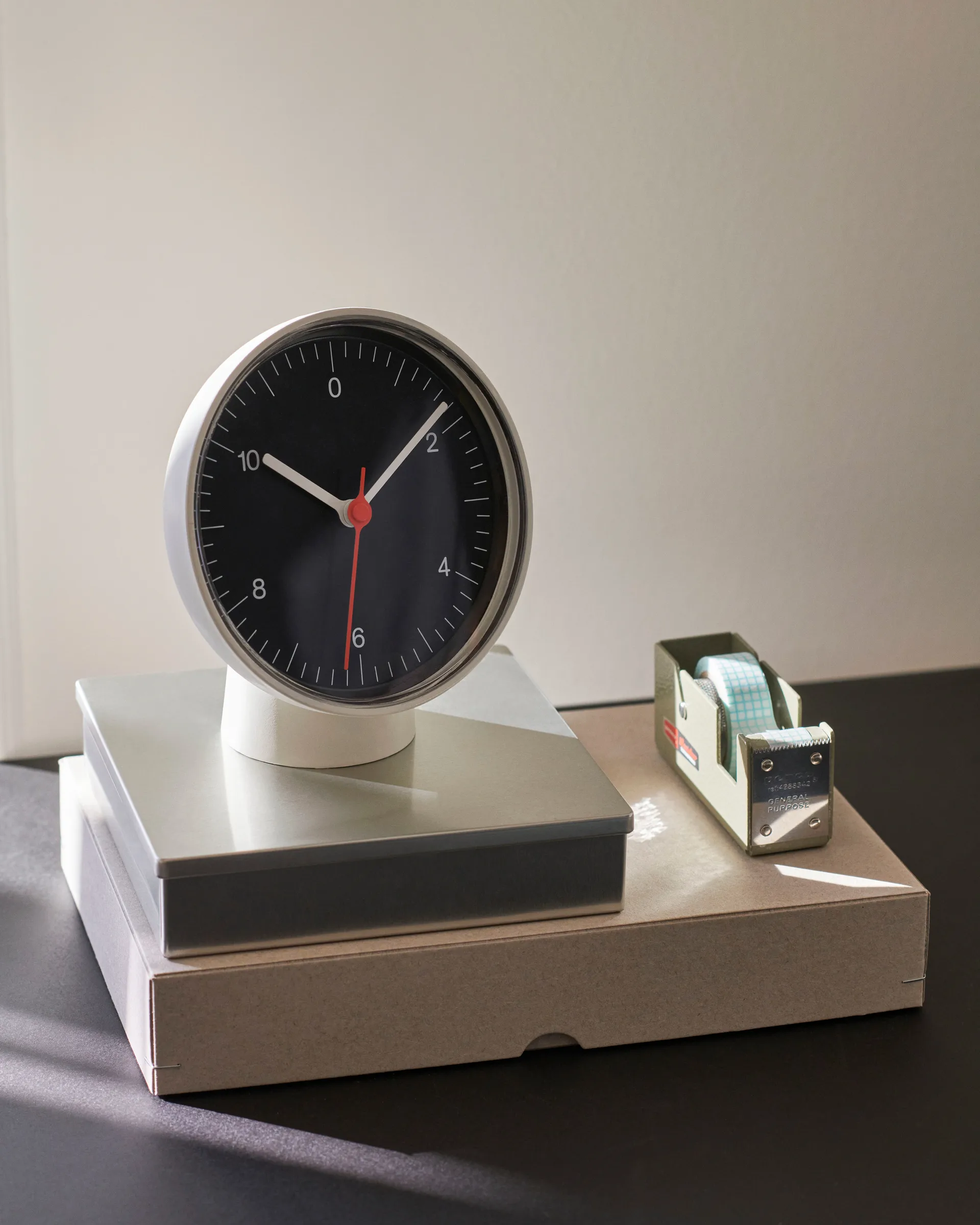 Table Clid wall/table clock, White​ HAY