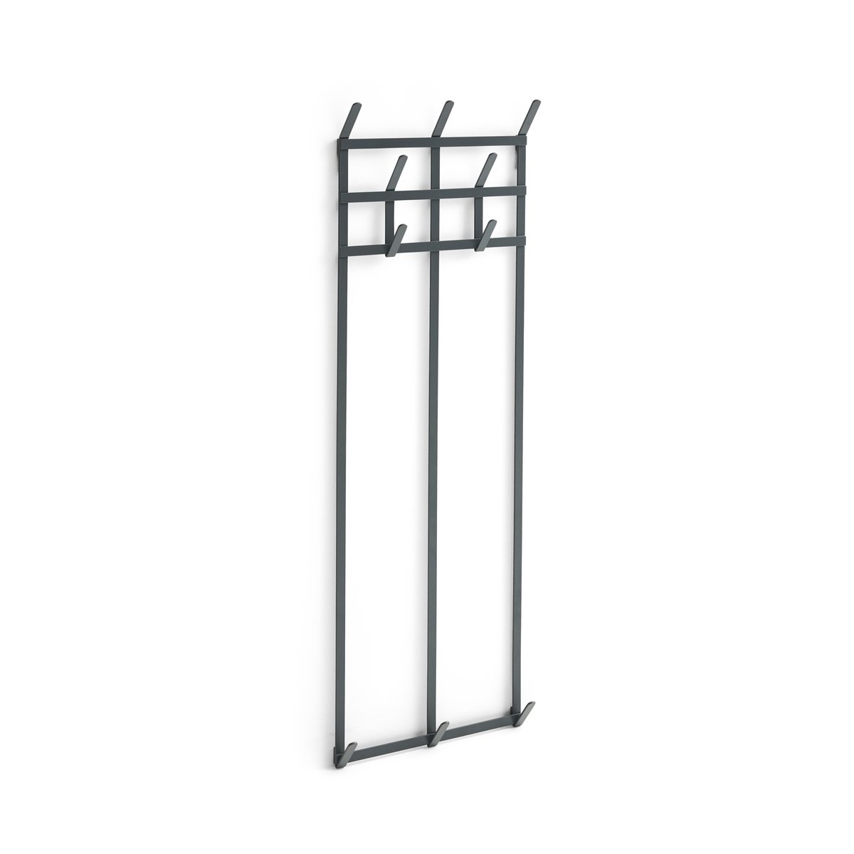 HAY Tape coat hook Large charcoal | Scandinavian Design | Clothes racks, coat stands & hangers | Grey