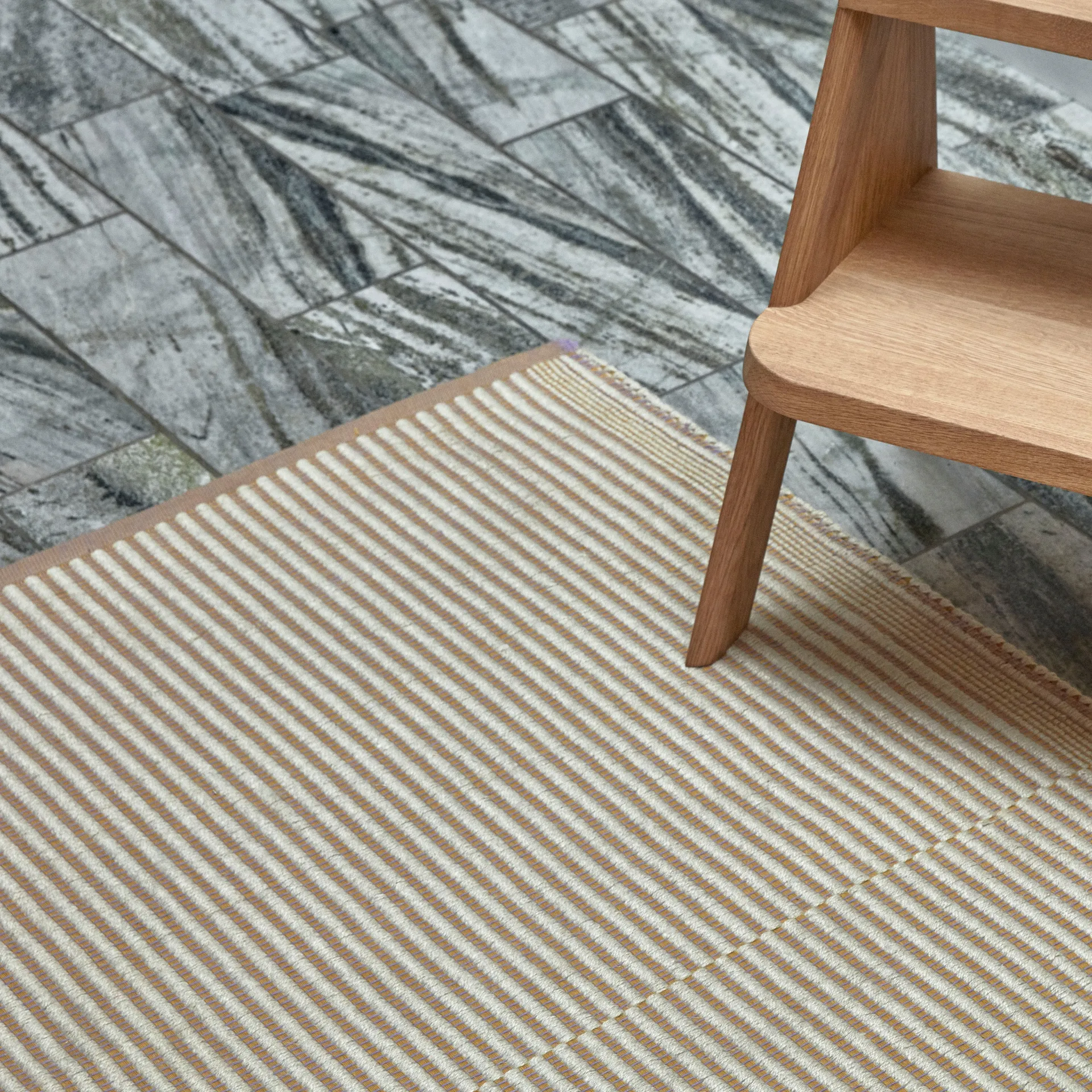 Tapis rug 170x240 cm, Off-white-lavender HAY