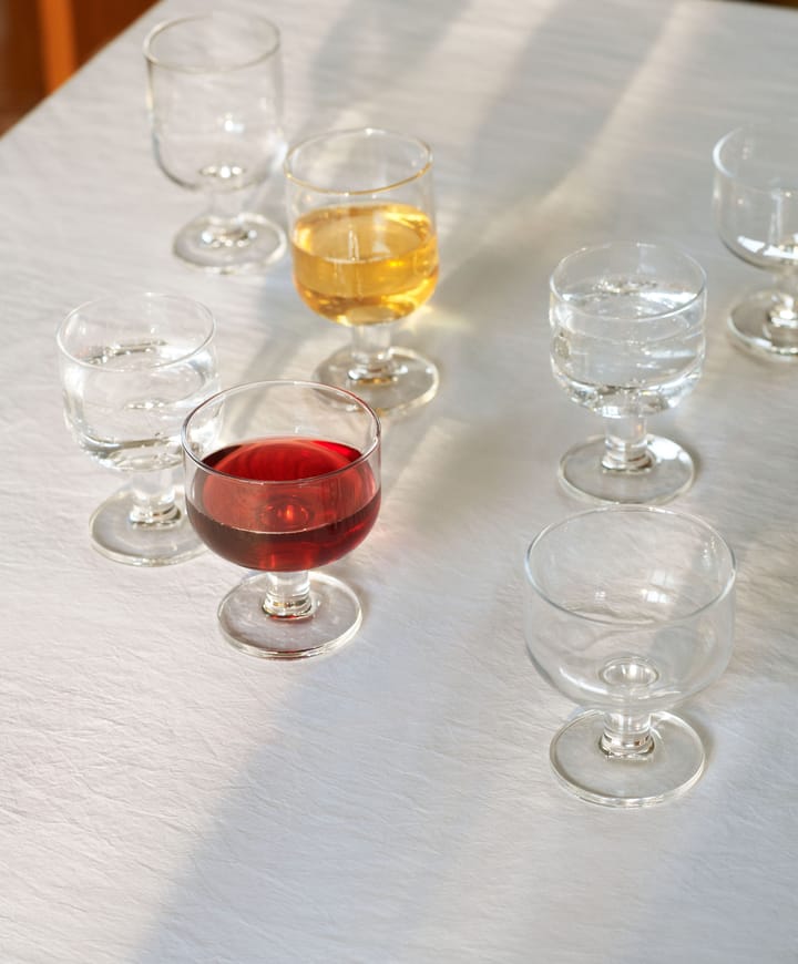 Tavern glass on foot, Wide 24 cl HAY
