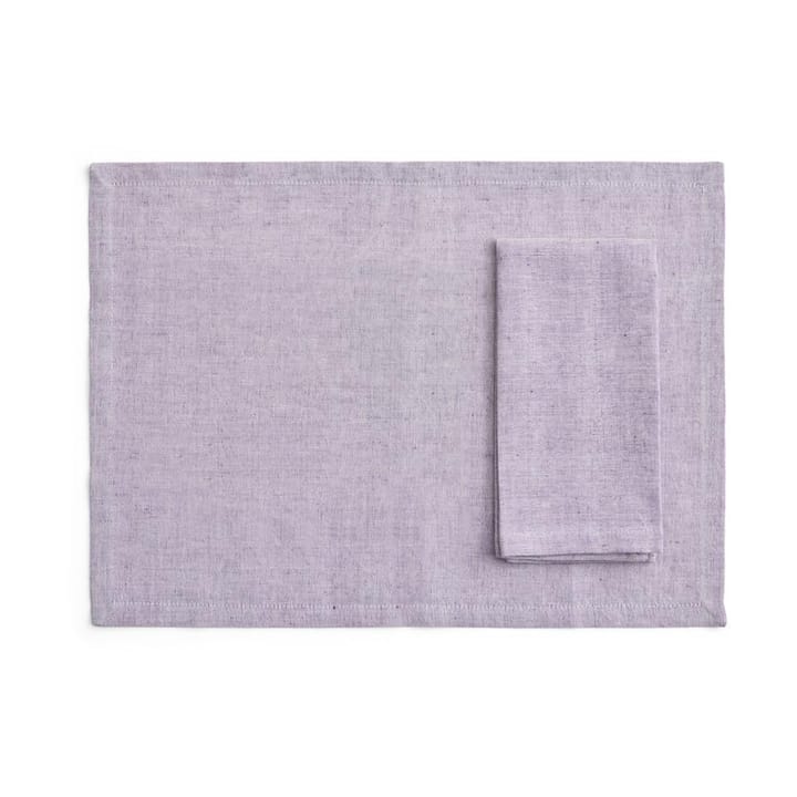 Tavolo placemat/napkin 4-pack - Soft purple - HAY