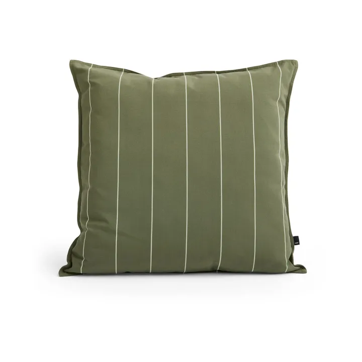 Terrazza cushion - Olive narrow stripe, 60x60 cm - HAY