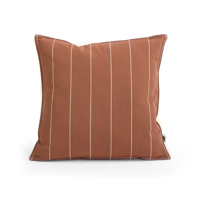 Terrazza cushion - Terracotta narrow stripe, 60x60 cm - HAY