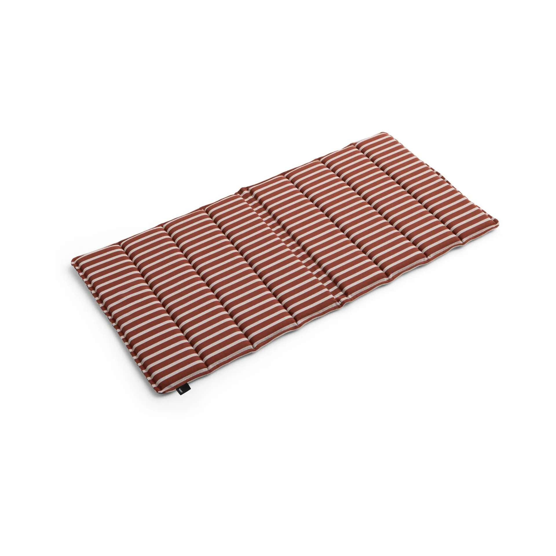Terrazza Folding seat cushion, Terracotta bold stripe, 82x40 cm HAY