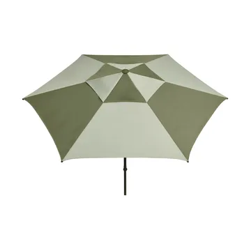 Terrazza Hexagon parasol - Green-dark green - HAY