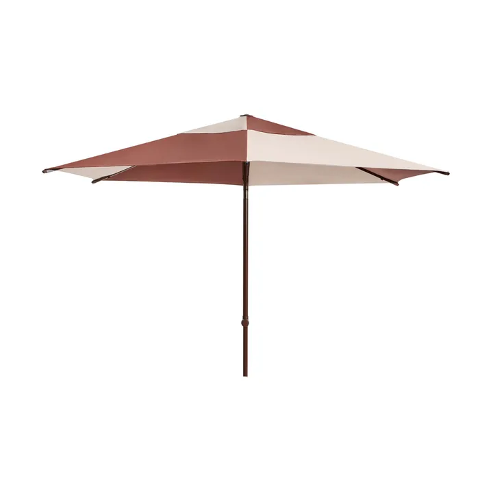 Terrazza Hexagon parasol - Off-white-burgundy - HAY