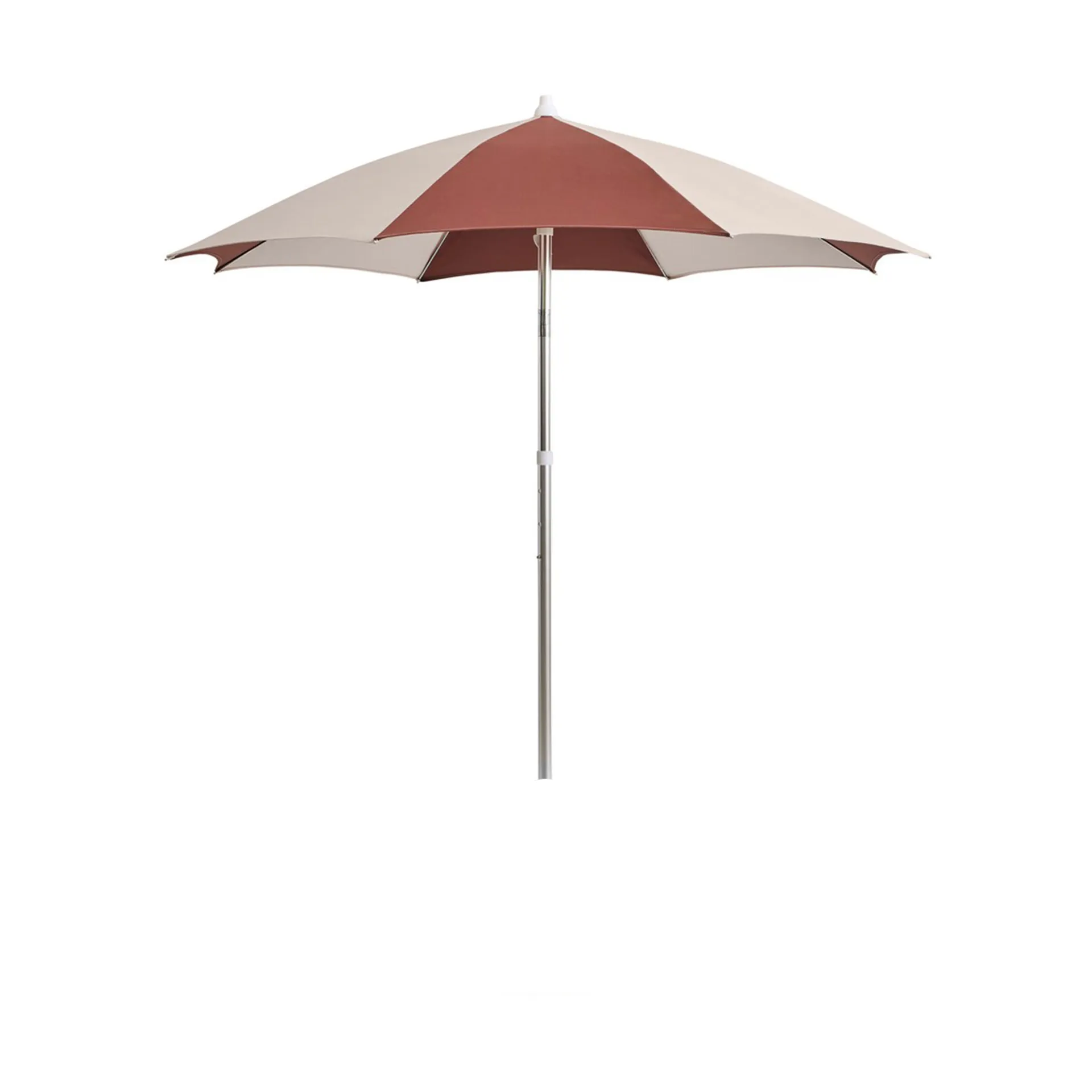 Terrazza Octagon parasol, Off-white-burgundy HAY