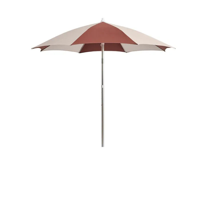 Terrazza Octagon parasol - Off-white-burgundy - HAY