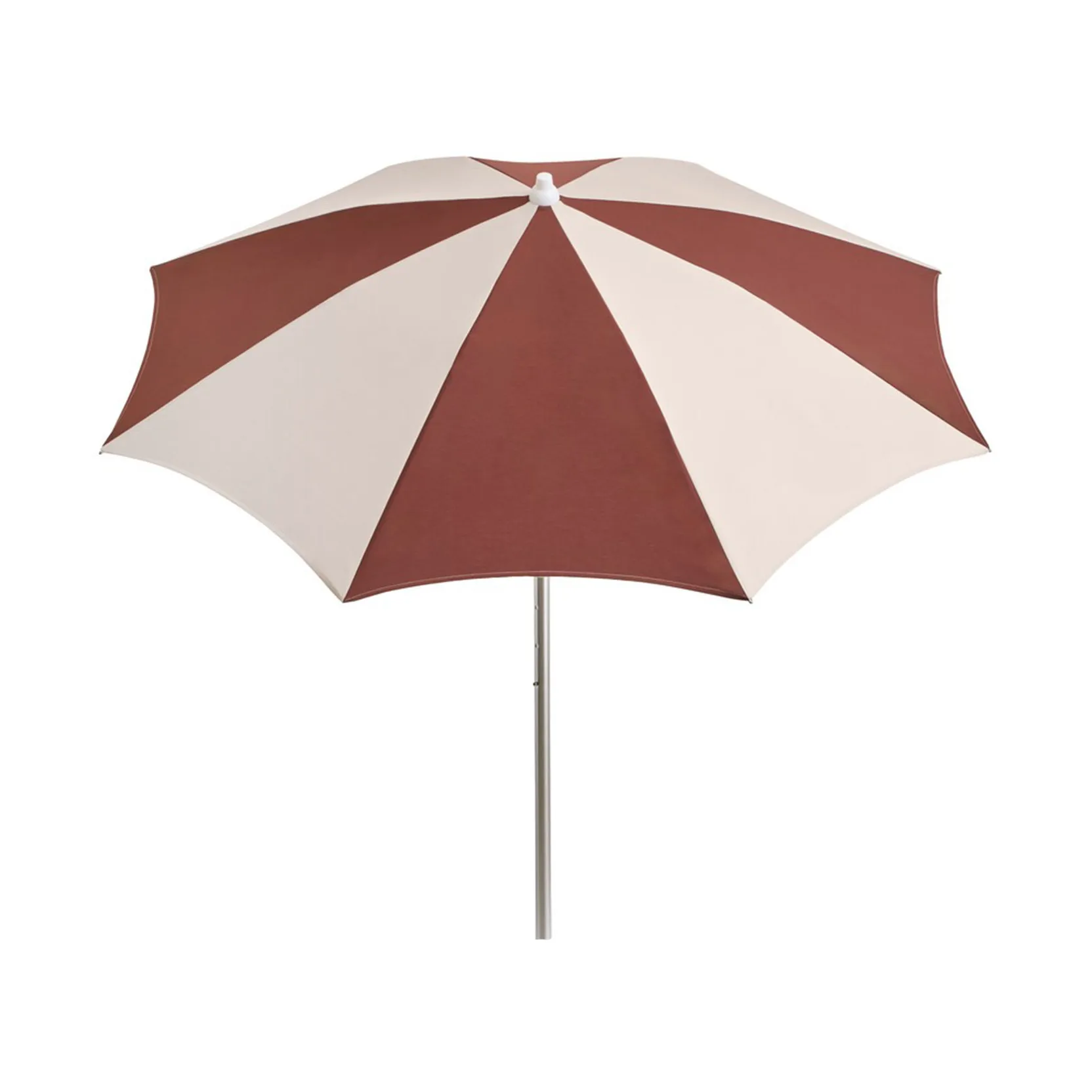 Terrazza Octagon parasol, Off-white-burgundy HAY