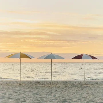 Terrazza Octagon parasol - Off-white -grey - HAY