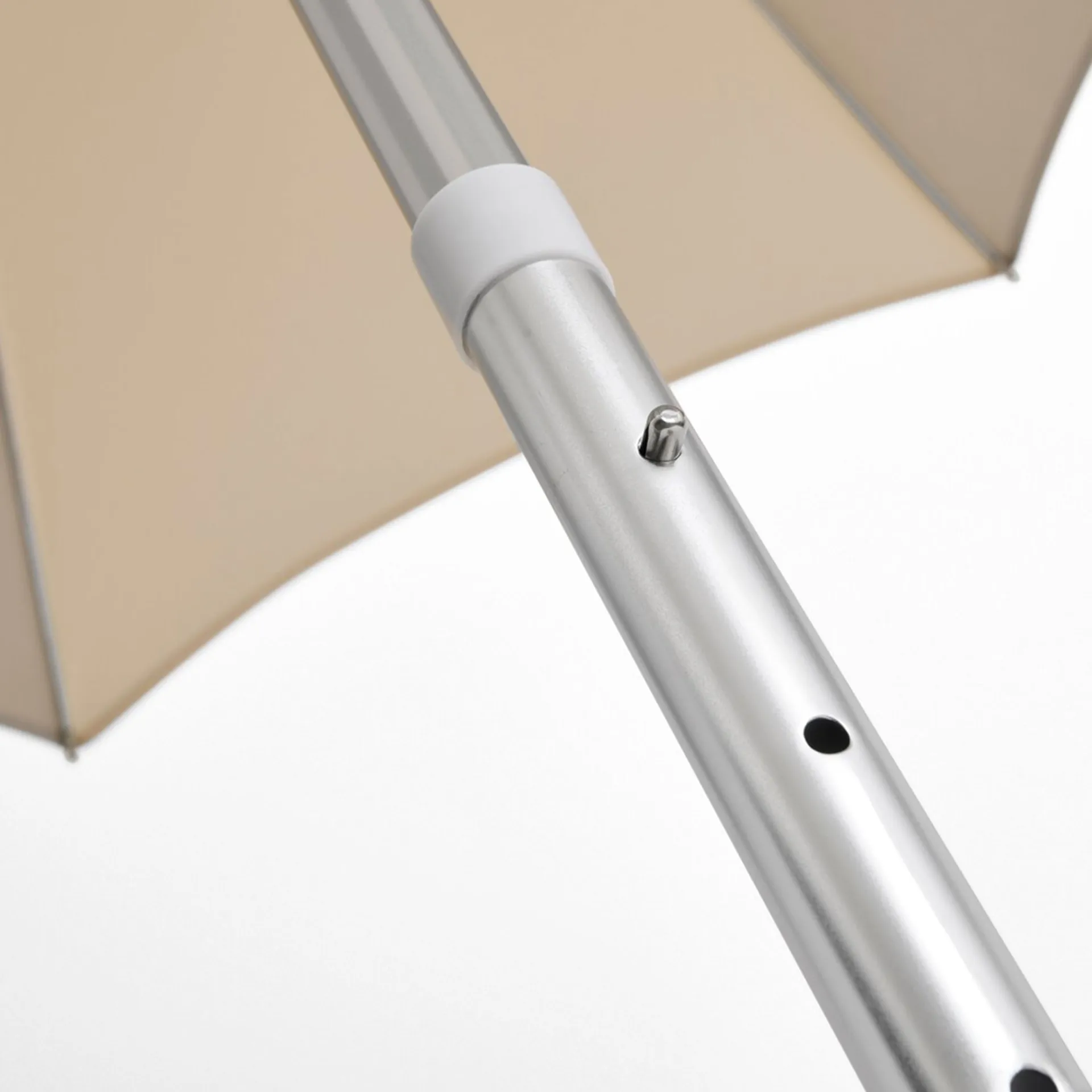 Terrazza Octagon parasol, Off-white -grey HAY